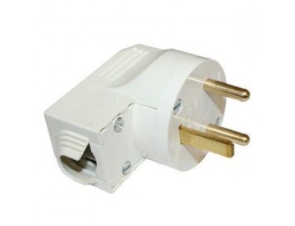 Вилка угловая 2P+E 400В/32А беж. Legrand