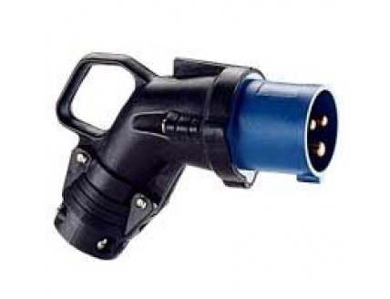 Угл.Вилка Hypra IP44 2P+E 230В16A