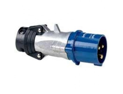 Вилка Hypra IP44 2P+E 230В 16A