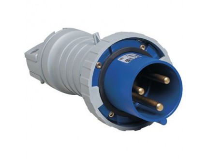 Вилка кабельная 363P9W, 63А, 3P+E, IP67, 9ч