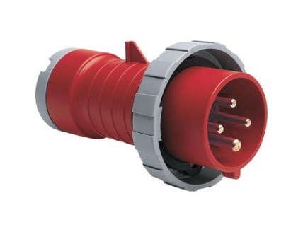 Вилка кабельная 316P9W, 16А, 3P+E, IP67, 9ч