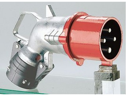 Угл.Вилка Hypra IP44 3P+E 400В 32A