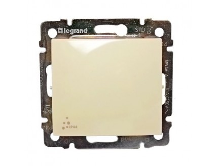 Переключатель 1-кл. 10А/250В IP44 сл.кость VALENA