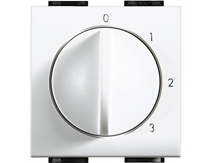 Поворотный переключатель 4-х позиц. 2 мод. 3А, 250В белый LIVING-LIGHT