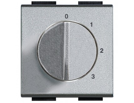 Поворотный переключатель 4-х позиц. 2 мод. 3А, 250В алюминий LIVING-LIGHT