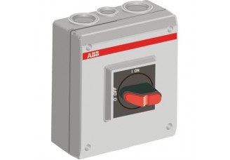 Рубильник в боксе OTP63B4M до 63A 4-полюсный, резьба 4хМ32+2хМ16