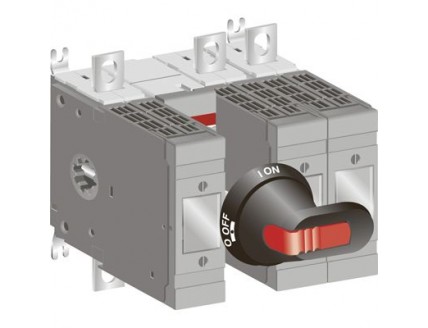 Рубильник OS160GD12P с ручкой под предохранители DIN-00