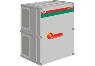 Рубильник в боксе OT200KFCC3A до 200А(АС23А) 3х-полюсный, 2НО+1НЗ доп. контакт, пластик, нет 2xфлане