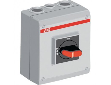 Рубильник в боксе OTP63B3P до 63A 3-пол., резьба 4xPg29+2хPg11