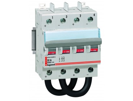 Выключатель-разъединитель 2-пол. 32A DC 800В DX3 Legrand